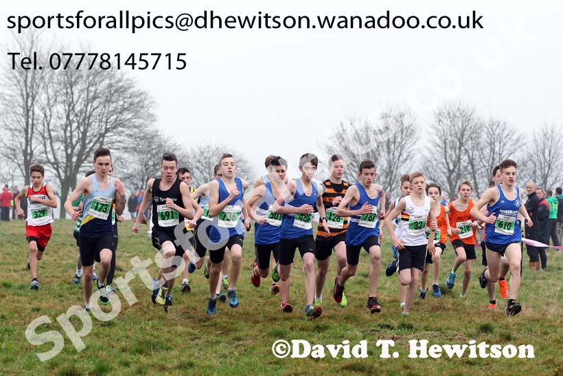 Under-15  boys NEHL, Aykley Heads, Durham. Photo: David T. Hewitson/Sports for All Pics